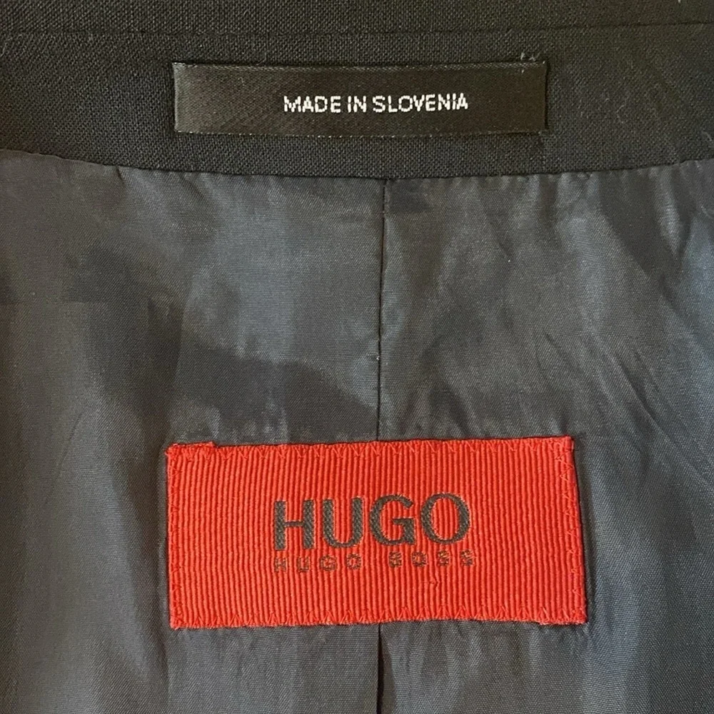 Men’s Hugo Boss Black Blazer Jacket, Size Large